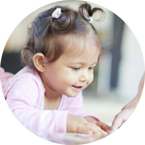 Playing with Little Kid Circle